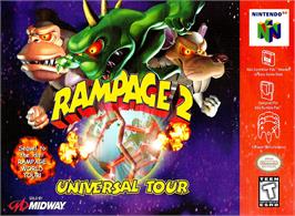 Box cover for Rampage 2 - Universal Tour on the Nintendo N64.