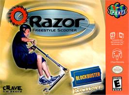 Box cover for Razor Freestyle Scooter on the Nintendo N64.
