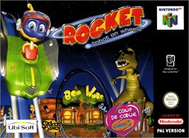Box cover for Rocket: Robot on Wheels on the Nintendo N64.