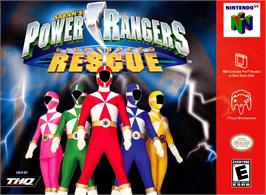 Box cover for Saban's Power Rangers - Lightspeed Rescue on the Nintendo N64.