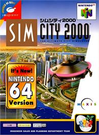 Box cover for Simcity 2000 on the Nintendo N64.