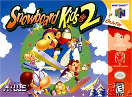 Box cover for Snowboard Kids 2 on the Nintendo N64.