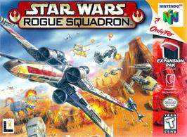 Box cover for Star Wars - Rogue Squadron on the Nintendo N64.