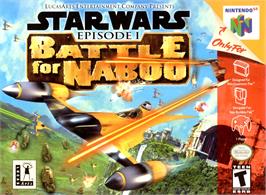 Box cover for Star Wars Episode I - Battle For Naboo on the Nintendo N64.