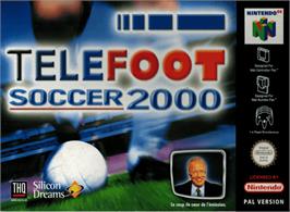 Box cover for Telefoot Soccer 2000 on the Nintendo N64.