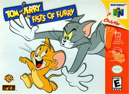 Box cover for Tom And Jerry In Fists Of Furry on the Nintendo N64.