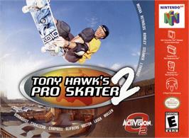 Box cover for Tony Hawk's Pro Skater 2 on the Nintendo N64.