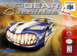 Box cover for Top Gear Overdrive on the Nintendo N64.