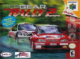Box cover for Top Gear Rally 2 on the Nintendo N64.