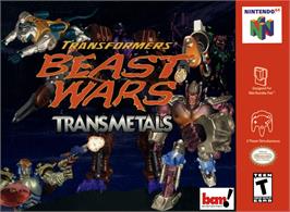 Box cover for Transformers - Beast Wars Transmetals on the Nintendo N64.