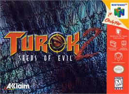 Box cover for Turok 2 - Seeds Of Evil on the Nintendo N64.