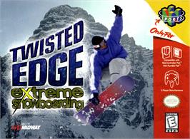 Box cover for Twisted Edge - Extreme Snowboarding on the Nintendo N64.