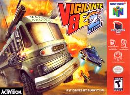 Box cover for Vigilante 8 - 2nd Offense on the Nintendo N64.