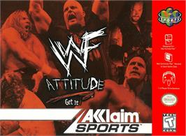 Box cover for WWF Attitude on the Nintendo N64.