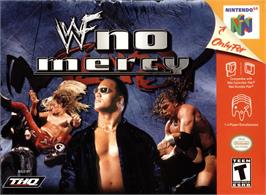Box cover for WWF No Mercy on the Nintendo N64.