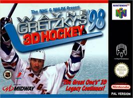 Box cover for Wayne Gretzky's 3D Hockey '98 on the Nintendo N64.