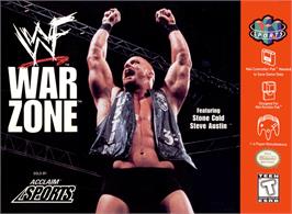 Box cover for Wwf War Zone on the Nintendo N64.