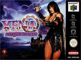 Box cover for Xena: Warrior Princess - The Talisman of Fate on the Nintendo N64.
