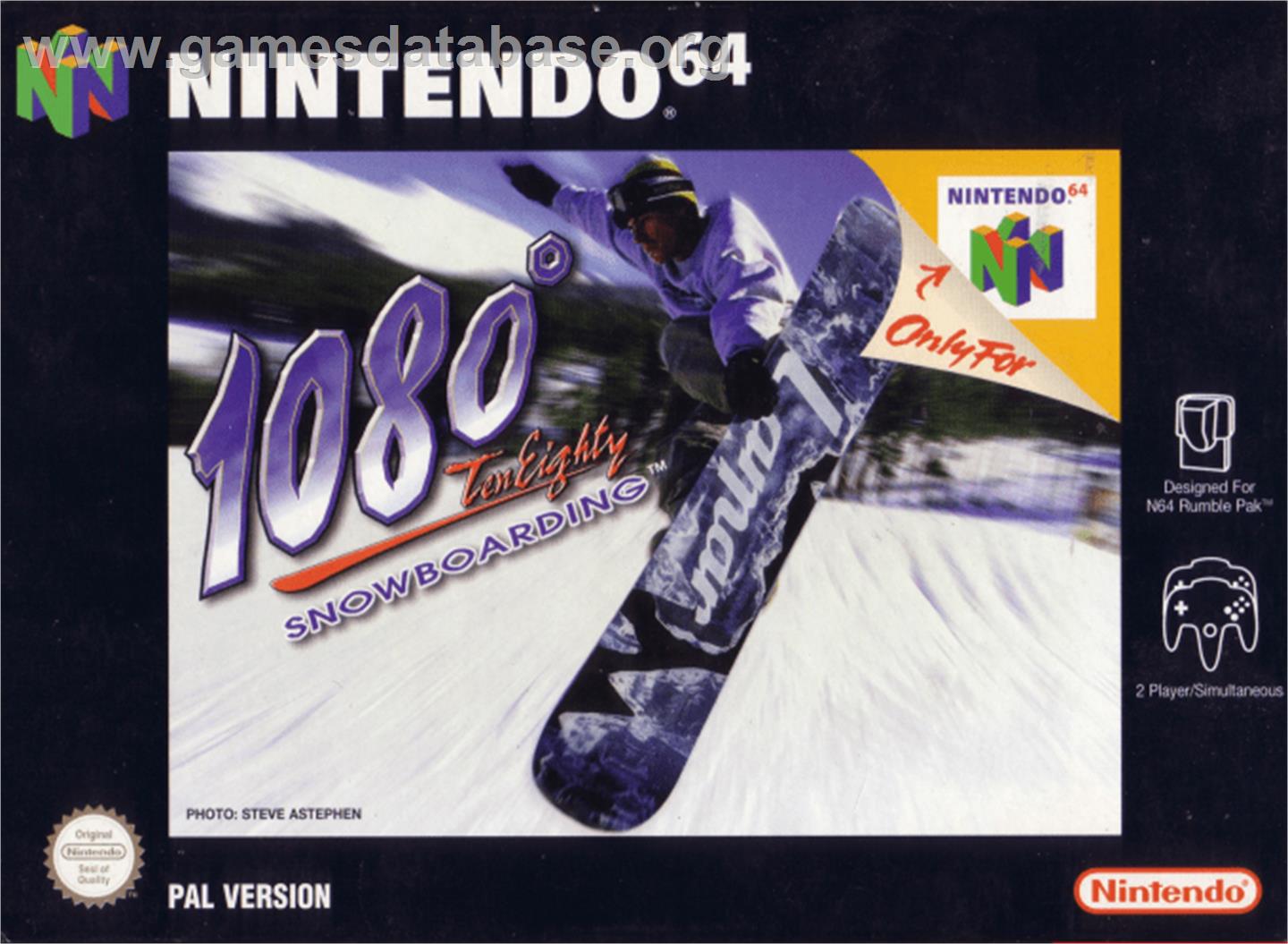 1080° Snowboarding - Nintendo N64 - Artwork - Box