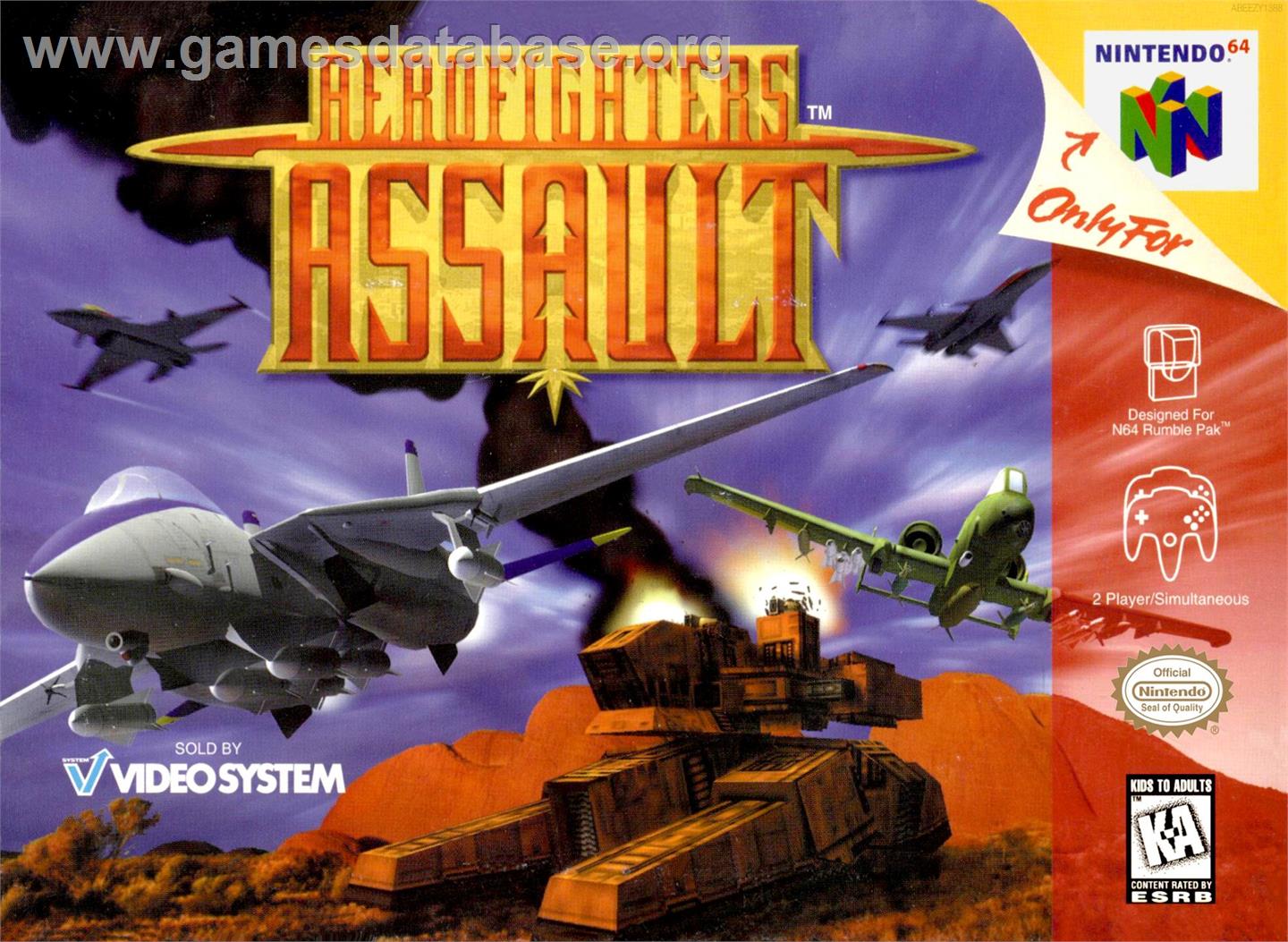 Aero Fighters Assault - Nintendo N64 - Artwork - Box