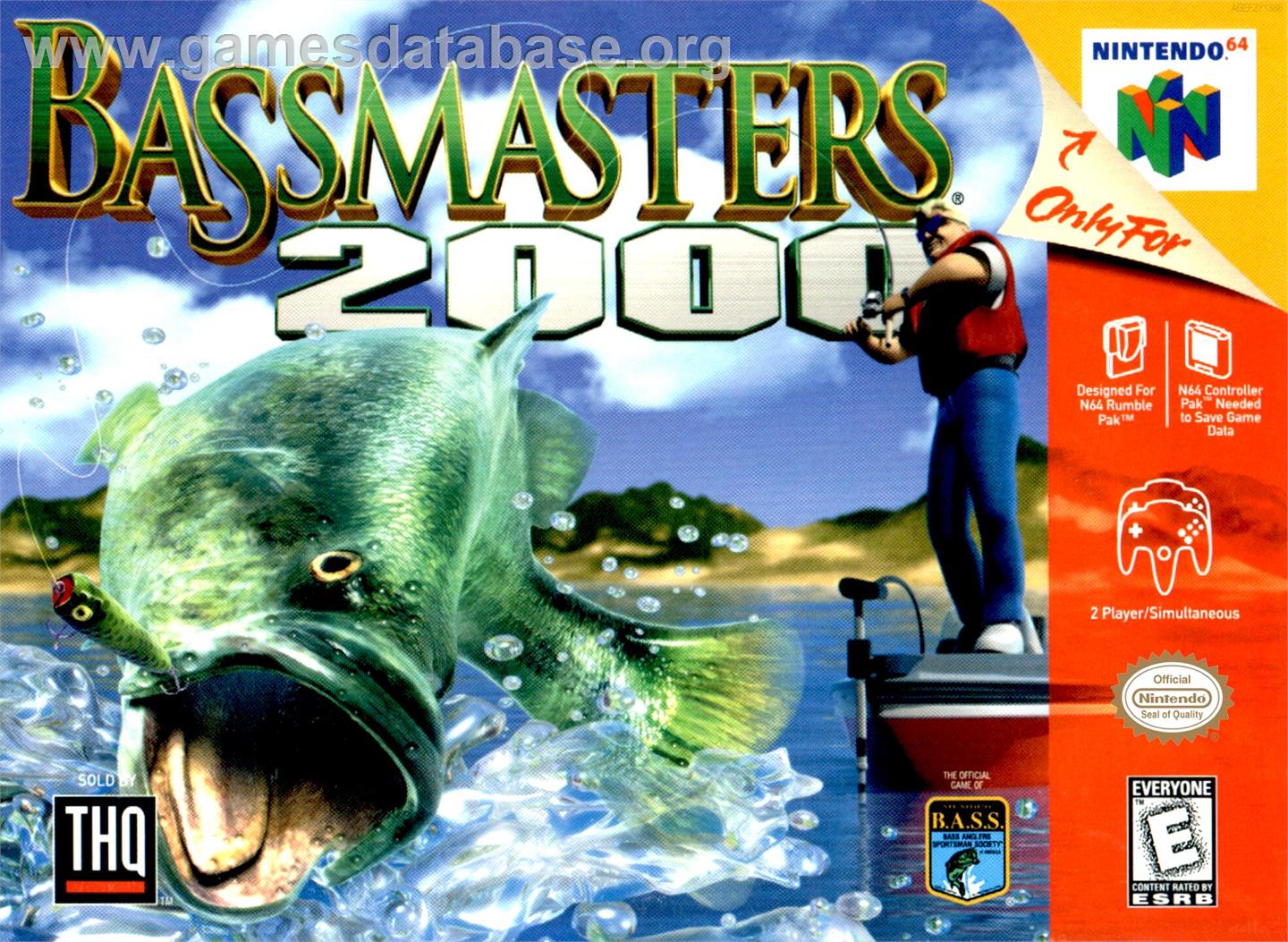Bassmasters 2000 - Nintendo N64 - Artwork - Box