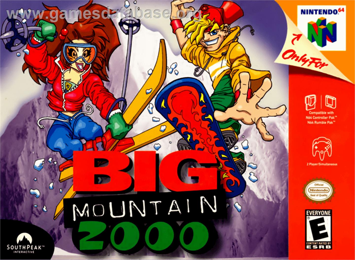 Big Mountain 2000 - Nintendo N64 - Artwork - Box