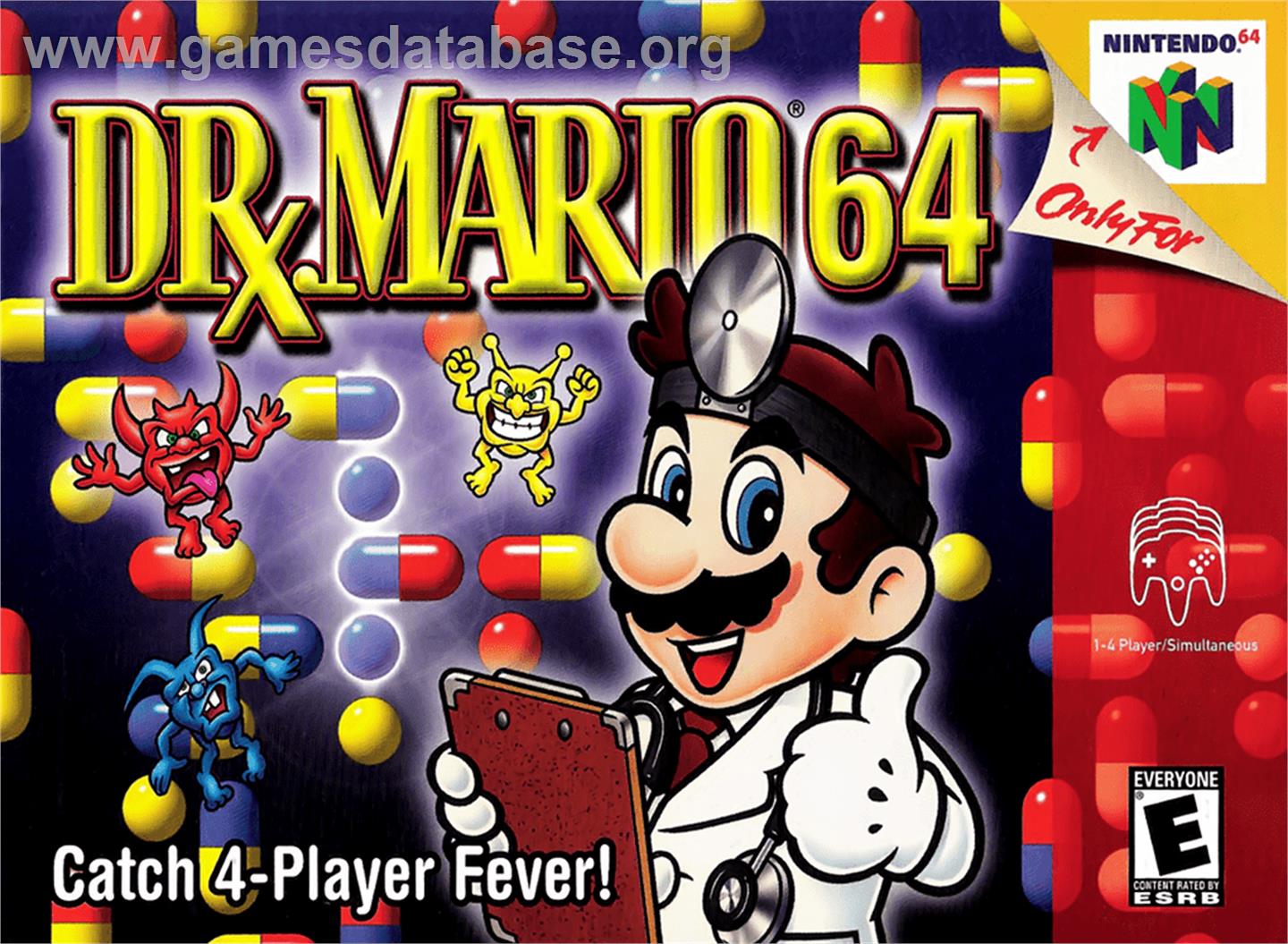 Dr. Mario 64 - Nintendo N64 - Artwork - Box
