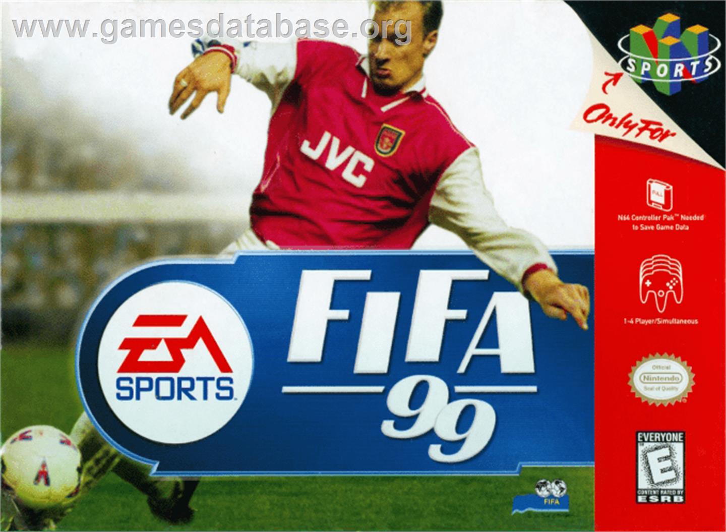 FIFA 99 - Nintendo N64 - Artwork - Box