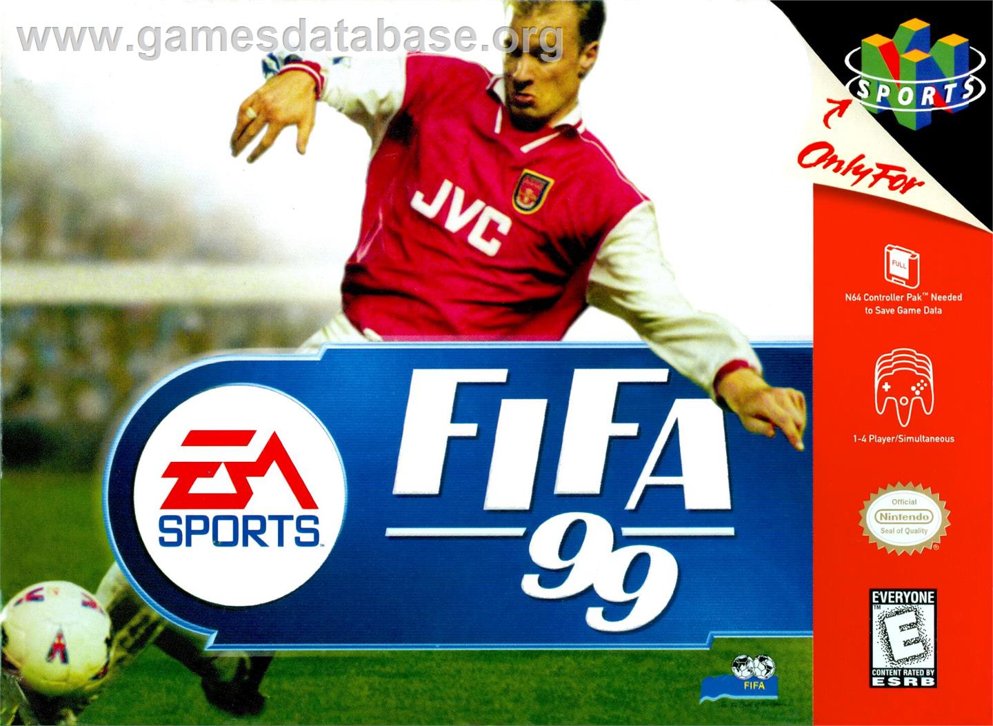 Fifa 99 - Nintendo N64 - Artwork - Box