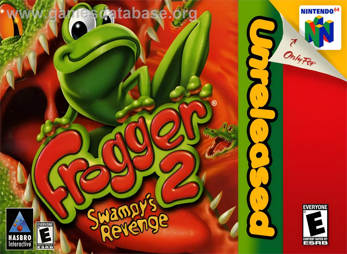 Frogger 2 - Swampy's Revenge - Nintendo N64 - Artwork - Box