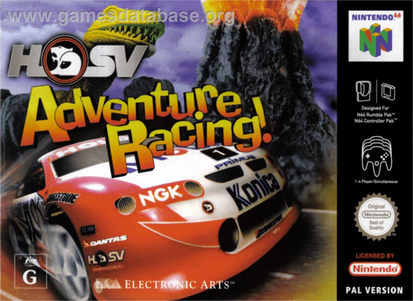 HSV Adventure Racing - Nintendo N64 - Artwork - Box