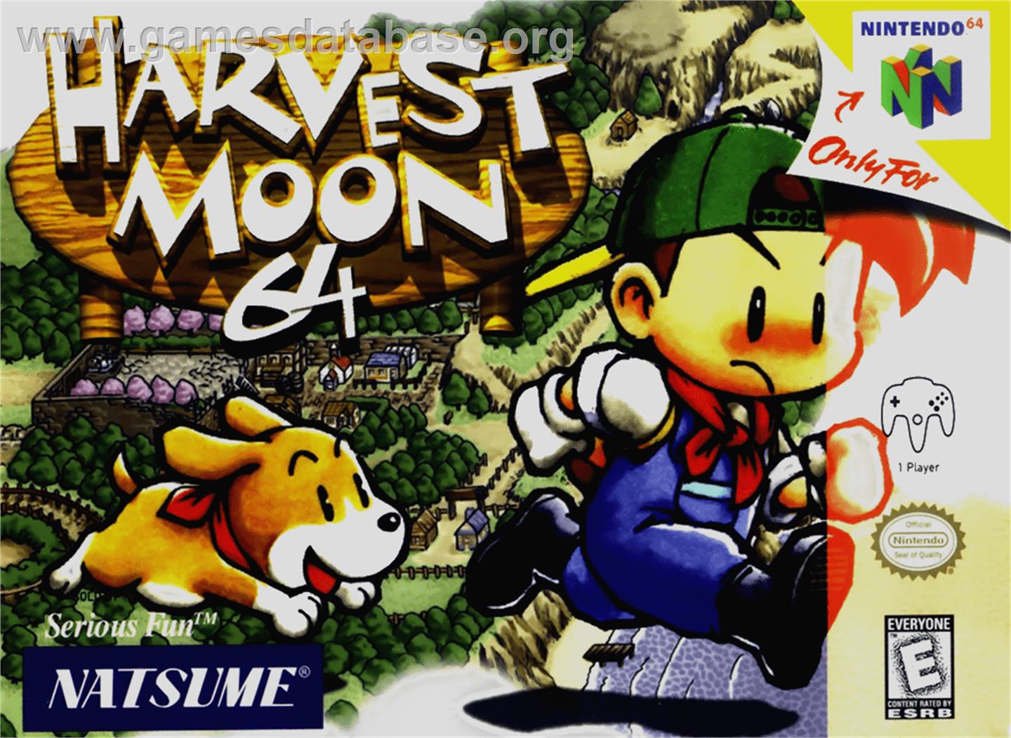 Harvest Moon 64 - Nintendo N64 - Artwork - Box