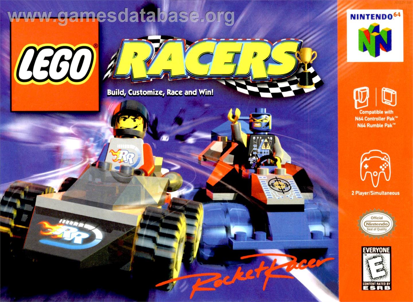 Lego Racers - Nintendo N64 - Artwork - Box