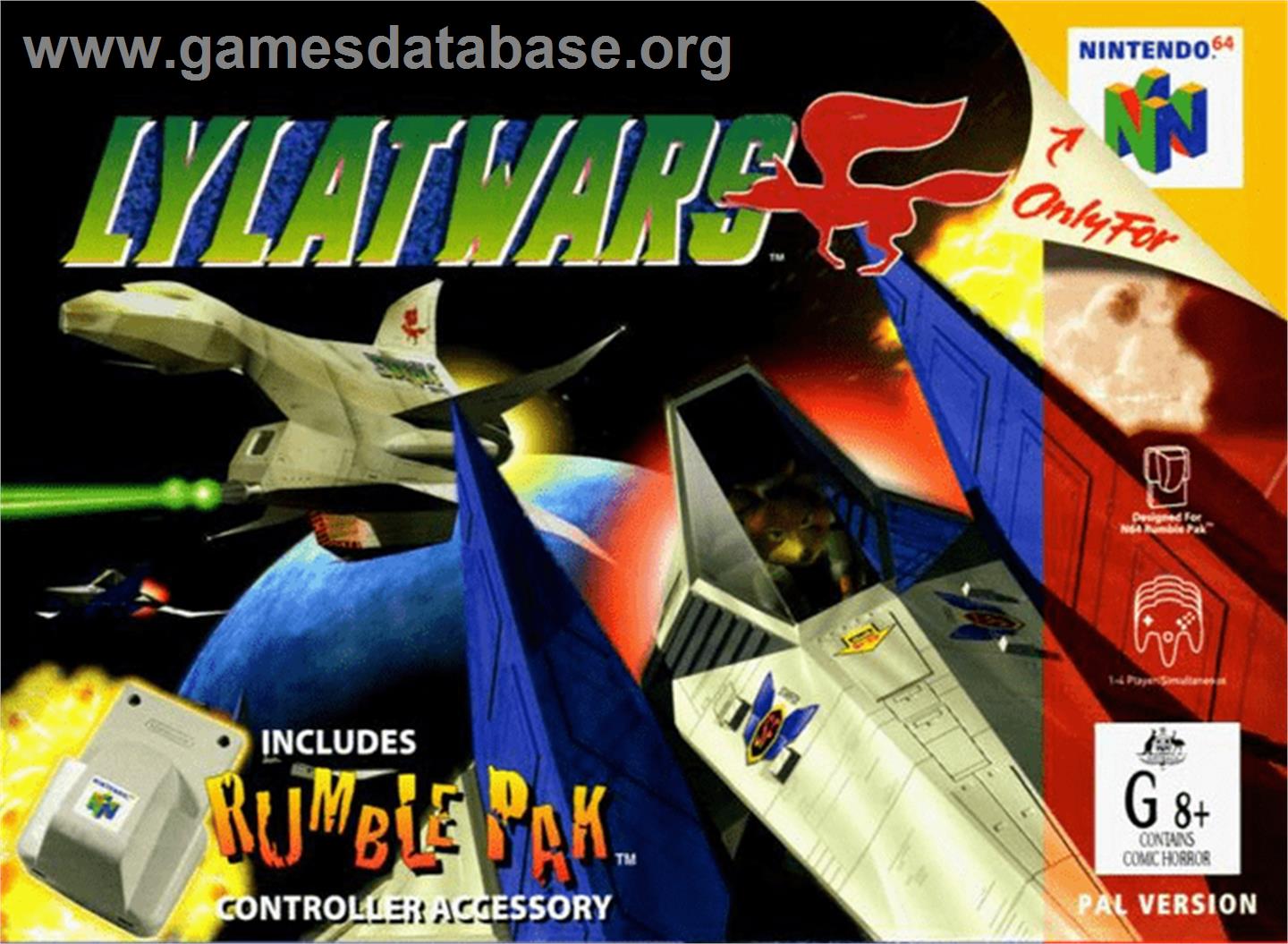 Lylat Wars - Nintendo N64 - Artwork - Box