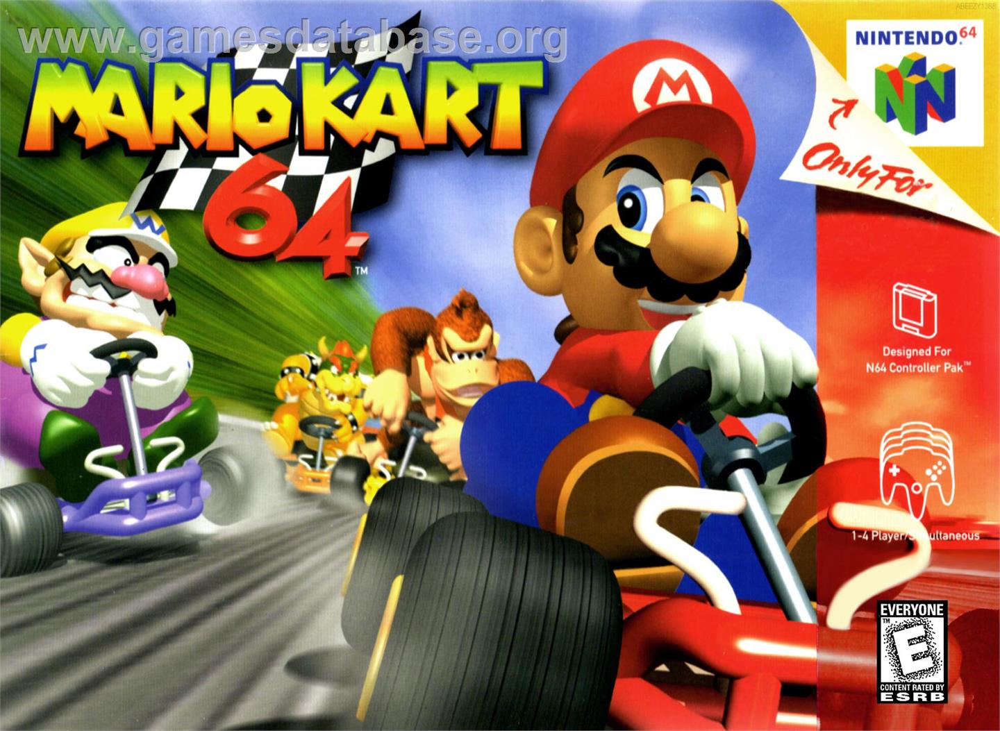 Mario Kart 64 - Nintendo N64 - Artwork - Box
