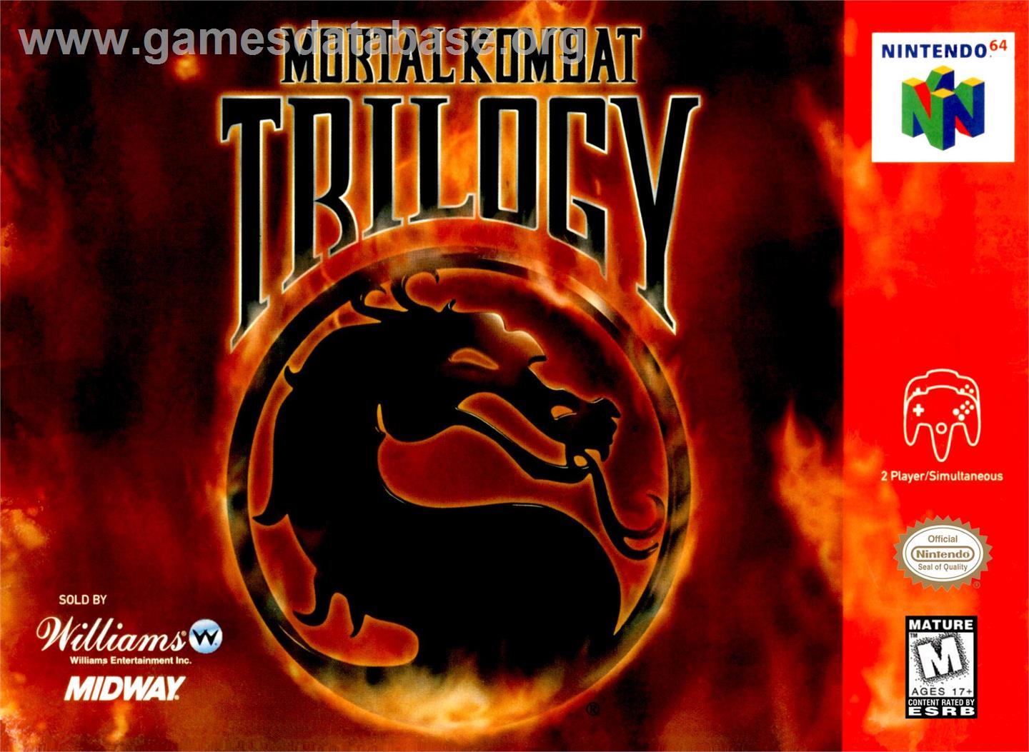 Mortal Kombat Trilogy - Nintendo N64 - Artwork - Box