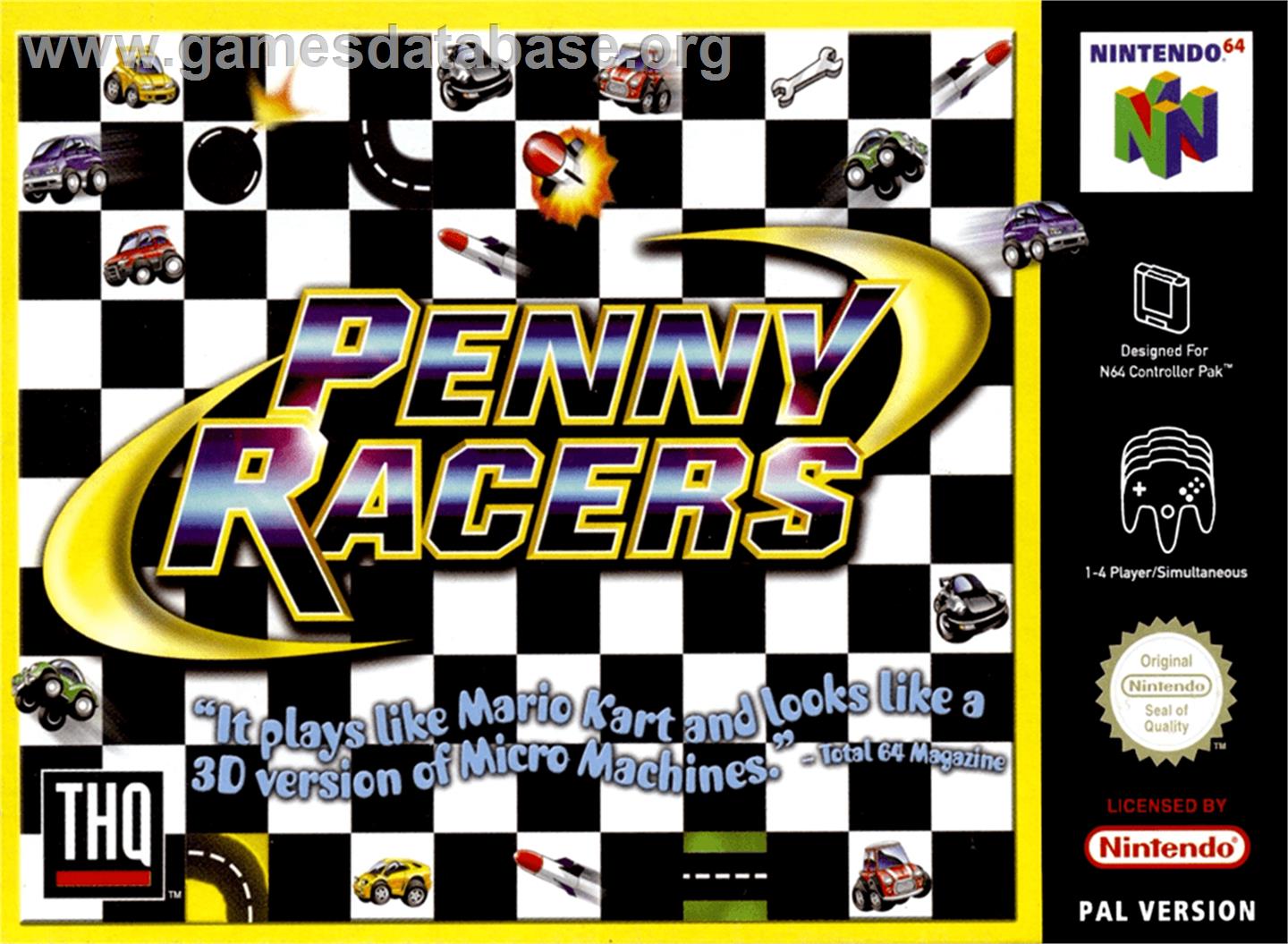 Penny Racers - Nintendo N64 - Artwork - Box