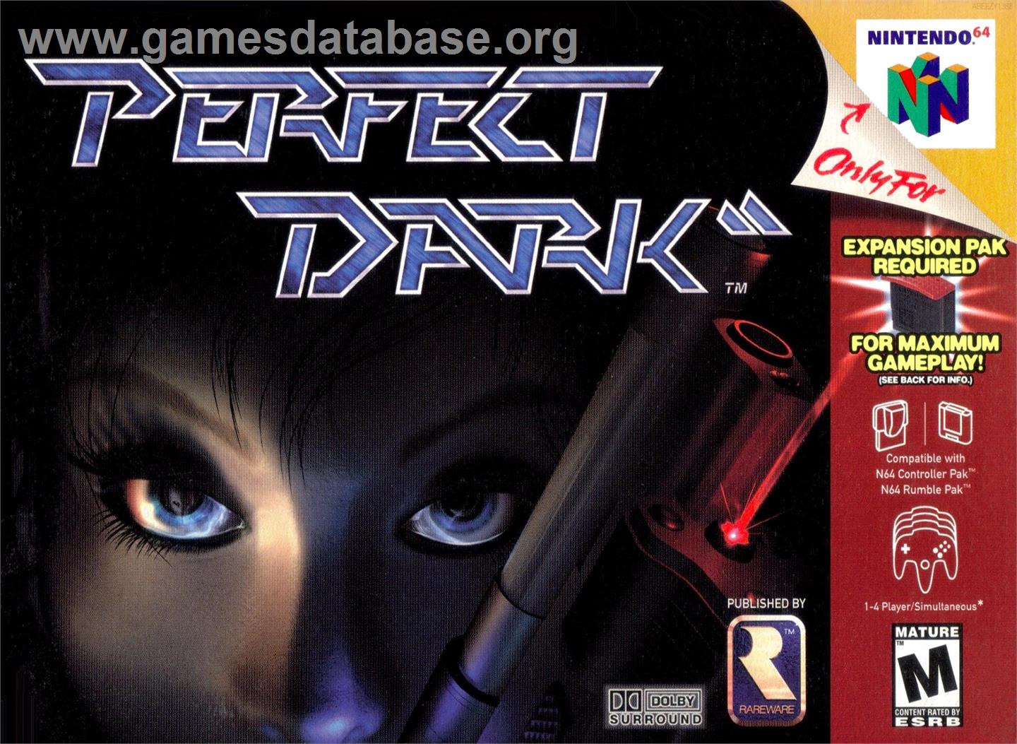 Perfect Dark - Nintendo N64 - Artwork - Box
