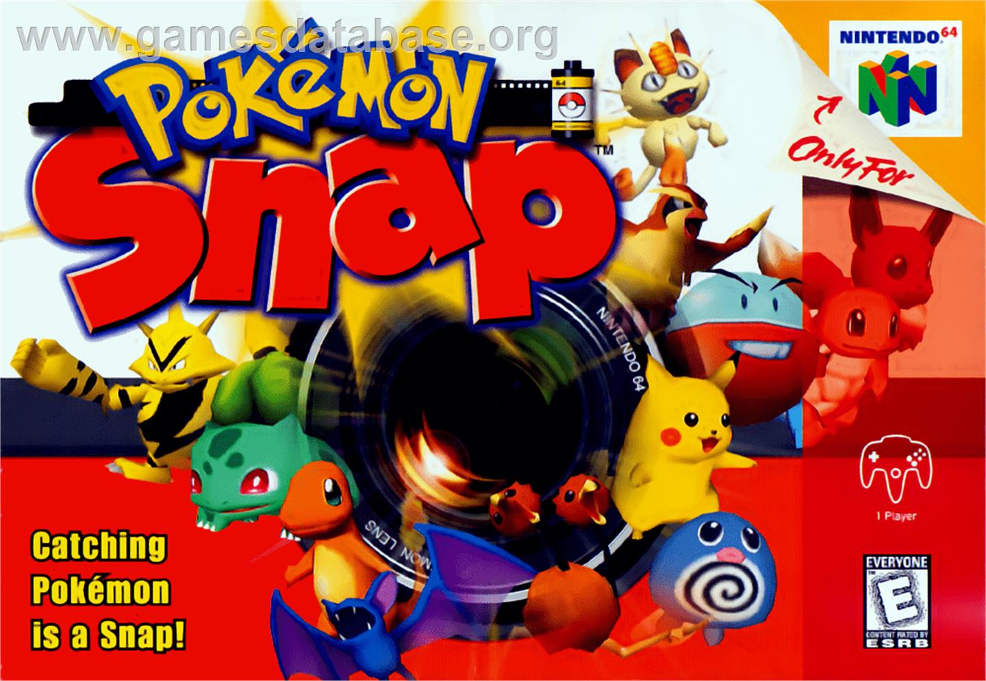 Pokemon Snap - Nintendo N64 - Artwork - Box