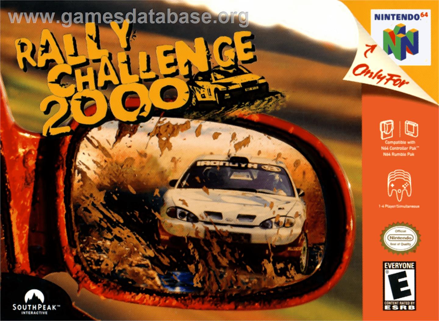 Rally Challenge 2000 - Nintendo N64 - Artwork - Box