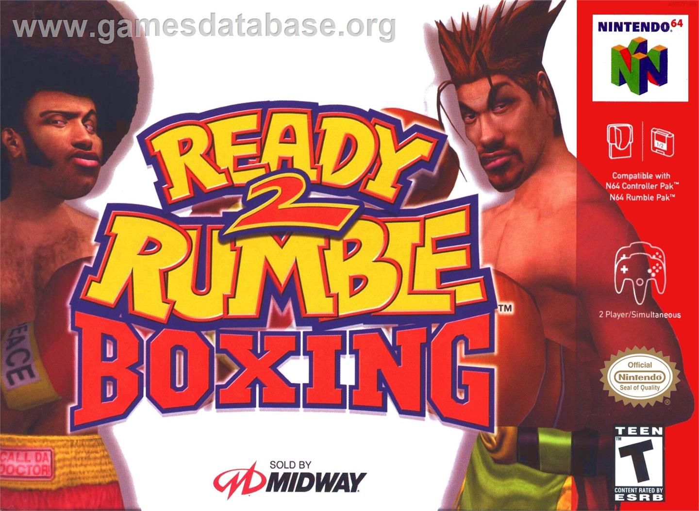 Ready 2 Rumble Boxing - Nintendo N64 - Artwork - Box