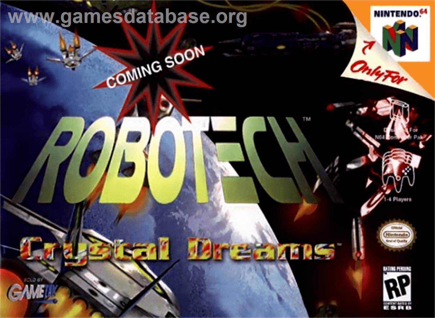 Robotech: Crystal Dreams - Nintendo N64 - Artwork - Box
