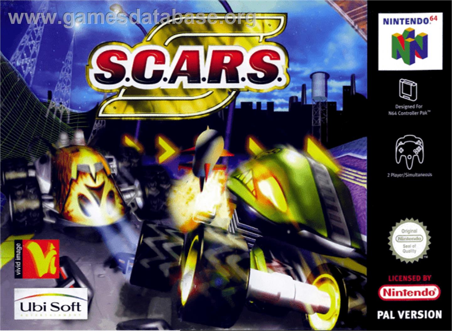 S.C.A.R.S. - Nintendo N64 - Artwork - Box