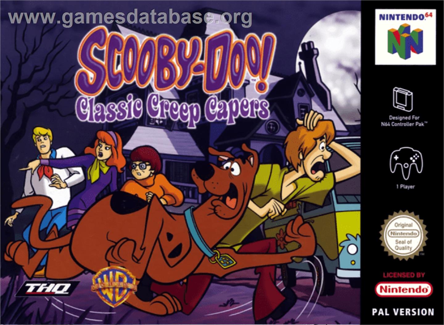 Scooby Doo! Classic Creep Capers - Nintendo N64 - Artwork - Box