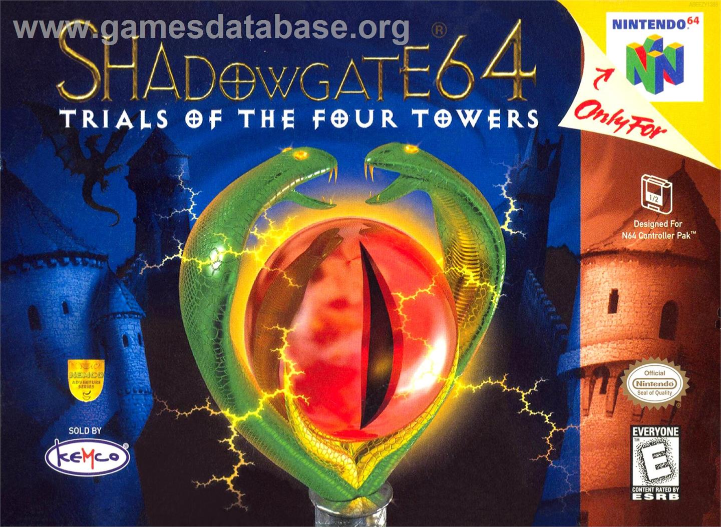 Shadowgate 64 - Trials Of The Four Towers - Nintendo N64 - Artwork - Box