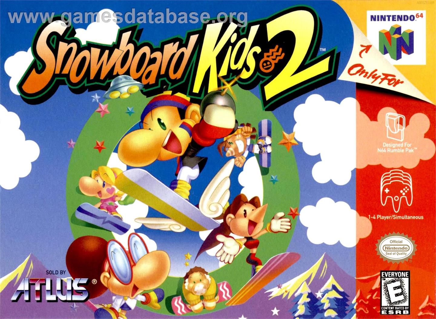 Snowboard Kids 2 - Nintendo N64 - Artwork - Box
