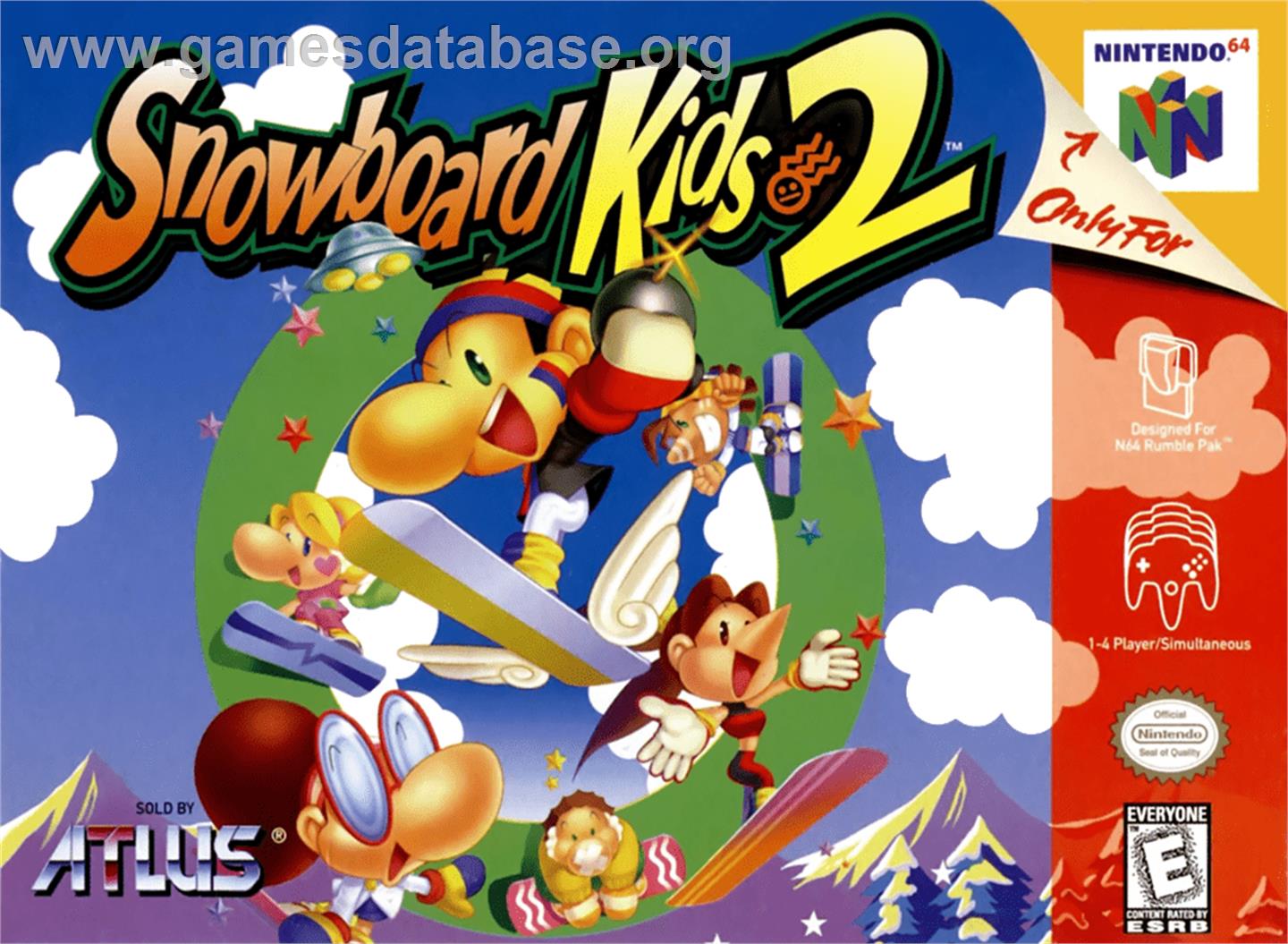 Snowboard Kids 2 - Nintendo N64 - Artwork - Box