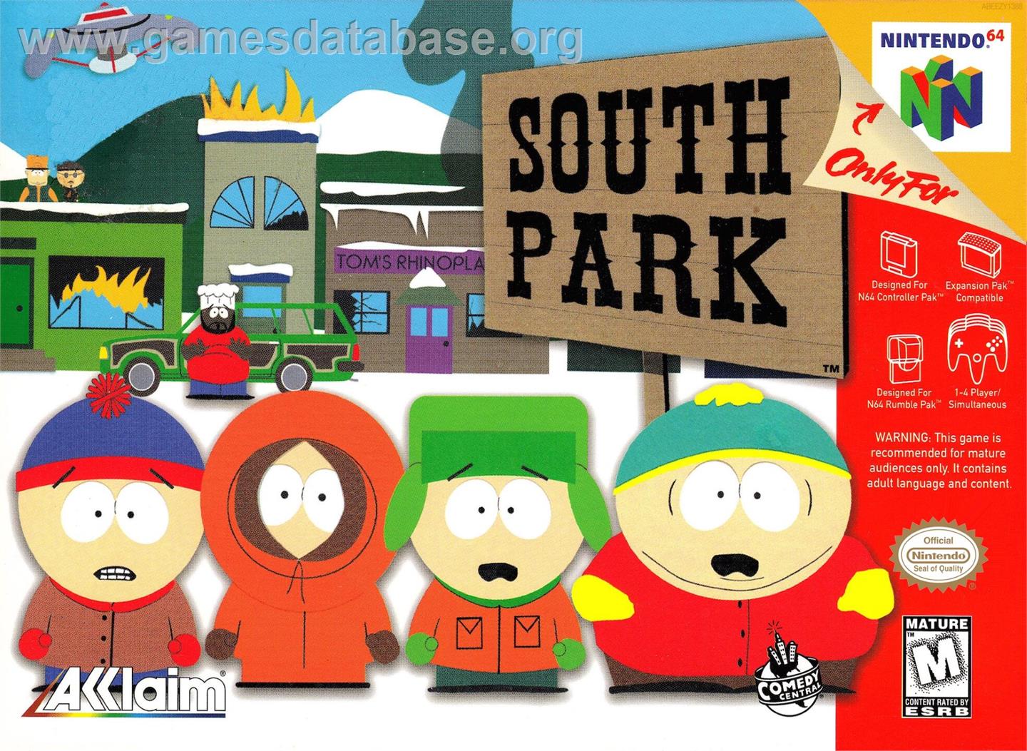 South Park - Nintendo N64 - Artwork - Box
