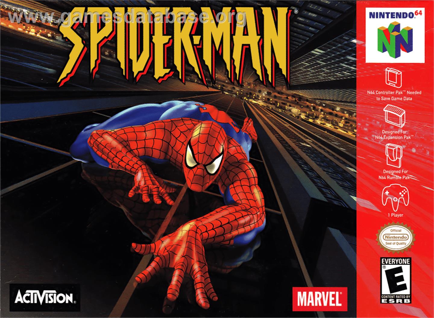 Spider-Man - Nintendo N64 - Artwork - Box