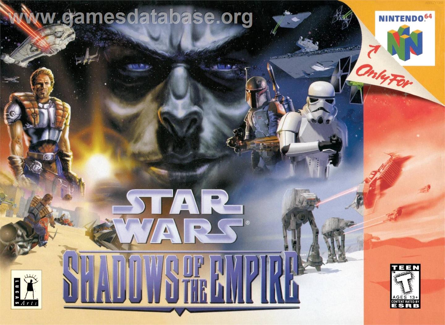 Star Wars - Shadows Of The Empire - Nintendo N64 - Artwork - Box